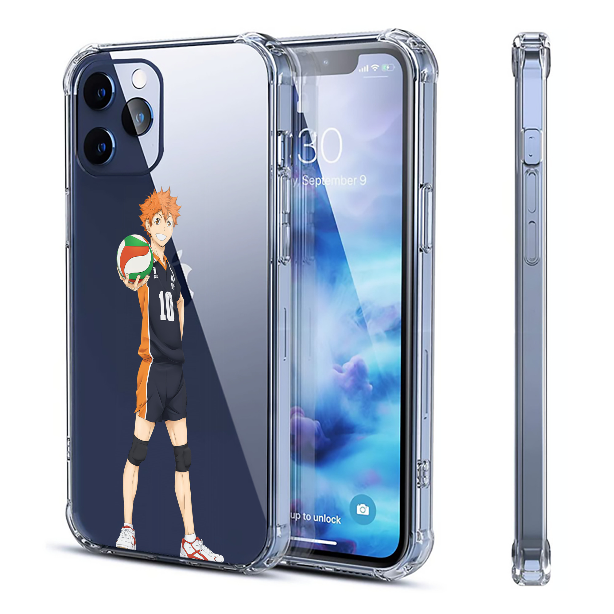 （画像用） ハイキュー!! Haikyu!! 【iPhone 12シリーズ対応】透明スマホケース（クリアソフトケース）